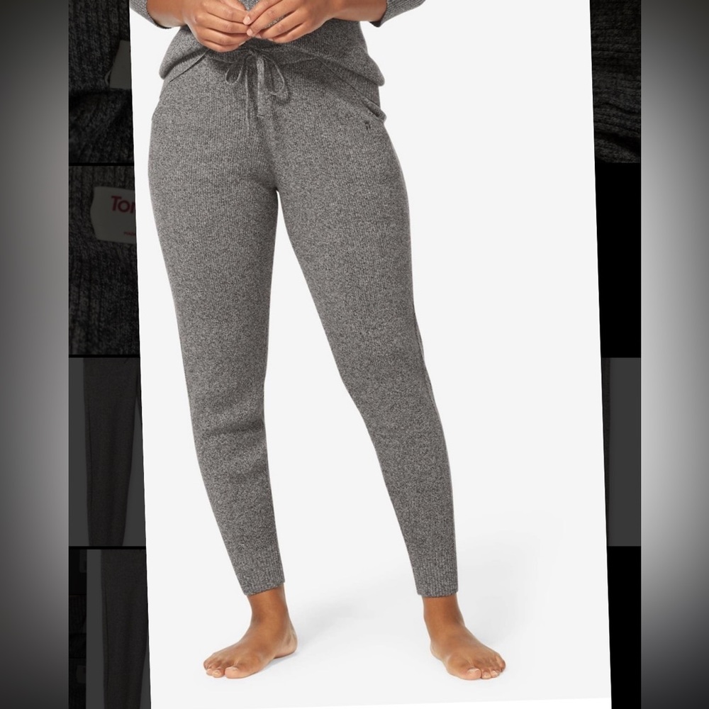 Tommy John Lounge Knit Jogger - Size S - Medium Heather Grey - Excellent